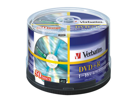 ������Verbatim��16�� ������ DVD+R(50ƬͰװ) ��1��