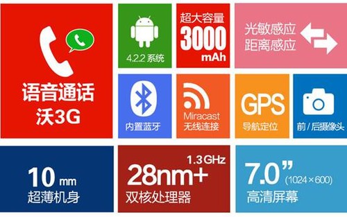 驰为7寸手机平板VX2震撼上市