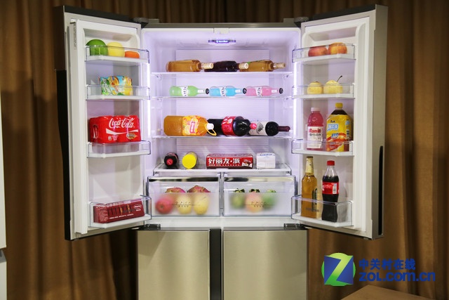 纳米负离子保鲜 容声十字门冰箱图赏_容声冰箱