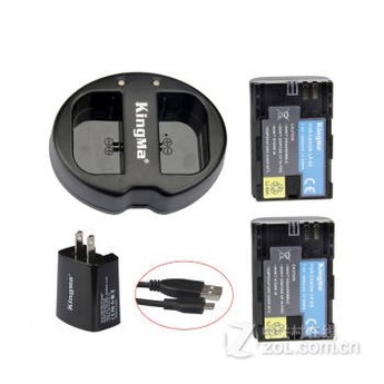 【LP-E6电池 双充佳能60D电池70D 5D2 5D3