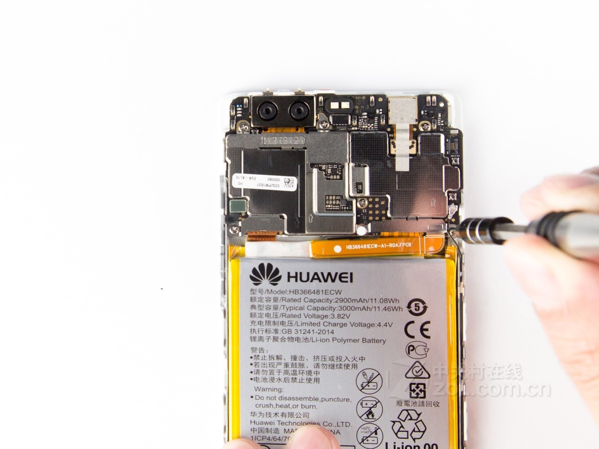 【高清图】华为(huawei)P9(标准版\/全网通)拆机