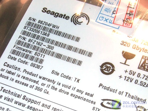 ϣ�ݣ�Seagate��320GB 7200.11 16M������/3��У�ST3320613ASͼƬ���� ��3�� -ZOL�йش����ߵ�3��