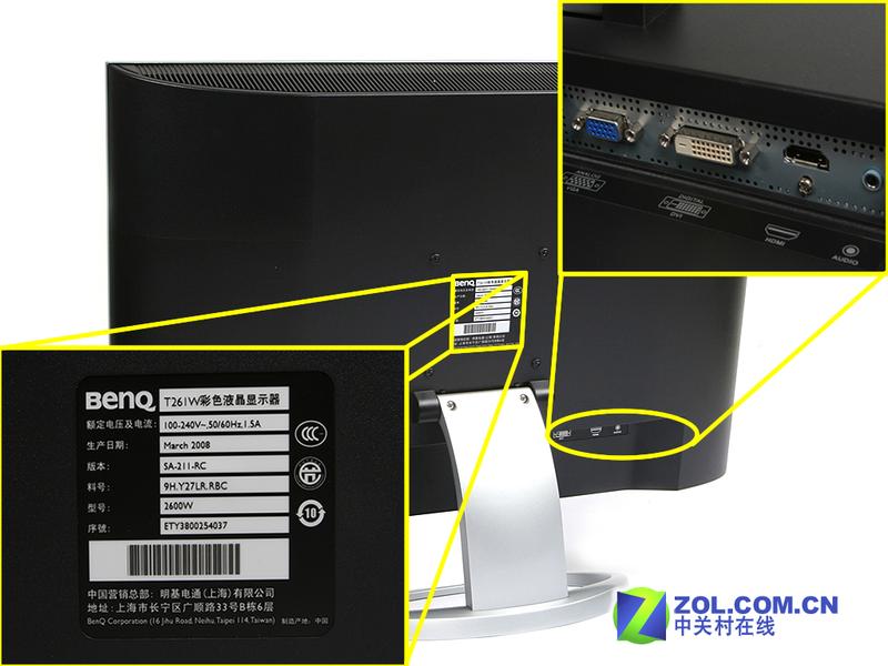 ������BenQ��T261WͼƬ���� ��3�� -ZOL�йش����ߵ�3��