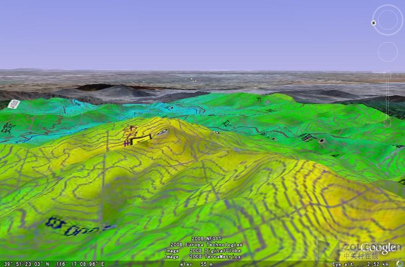 ���ɣ���GoogleEarth����3D�ȸ��ߵ�ͼͼƬ����,ͼ3-ZOL�йش����ߵ�3��