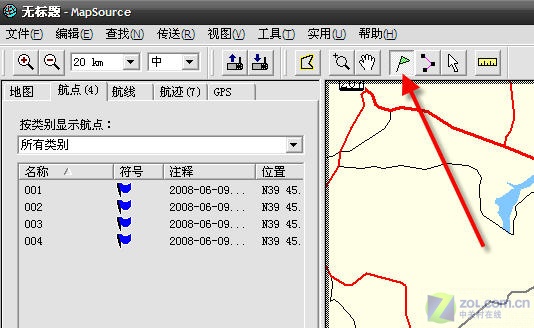 ���ɣ��������MapSource�����ֳ�GPSͼƬ����,ͼ1-ZOL�йش����ߵ�1��