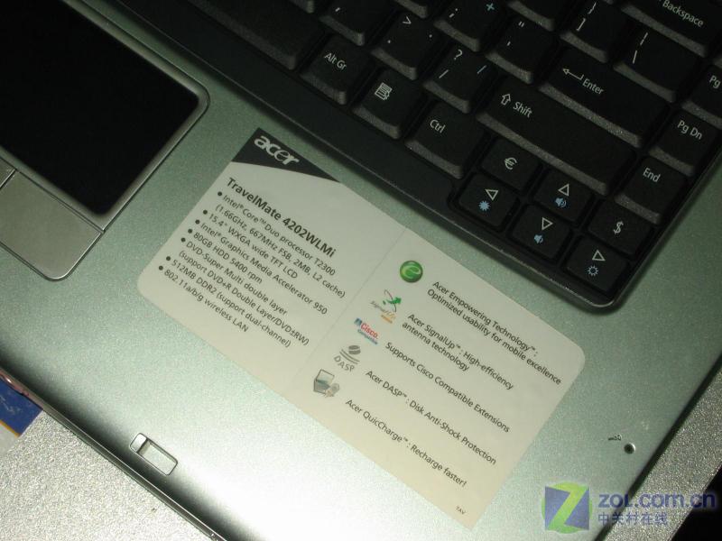 Acer�곞Acer TravelMate 4202WLMiͼƬ���� ��7�� -ZOL�йش����ߵ�7��