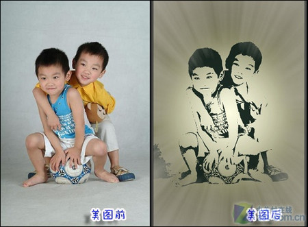 个性剪影DIY 美图秀秀轻松<em>P</em>图帮你大忙