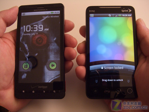 怪兽之战 摩托Droid X VS HTC EVO 4G 