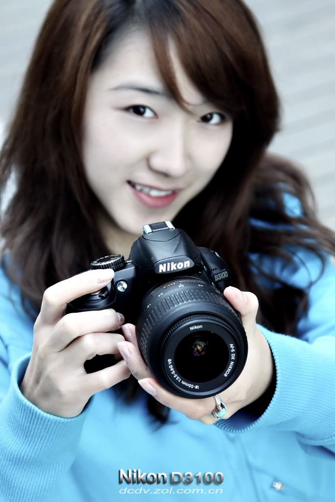 超值入门单反 美女带着尼康D3100去外拍-第2