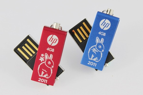 兔年用兔盘 HP v117兔年纪念版U盘上市