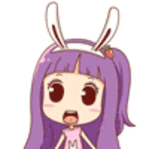 可爱调皮小玉兔qq表情 原创