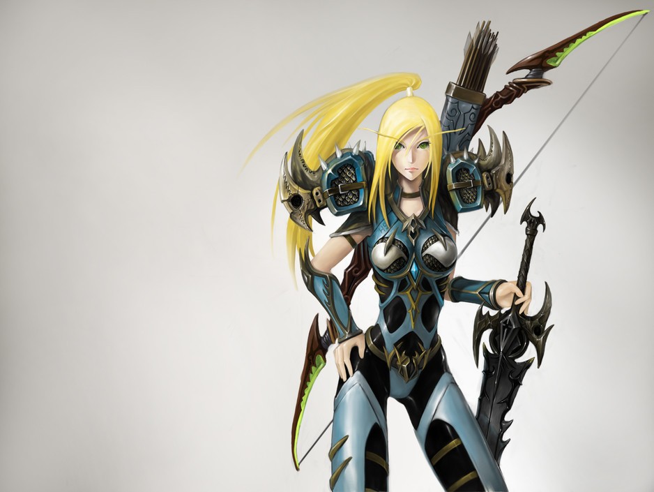 《魔兽世界》玩家h.s手绘极品职业套装