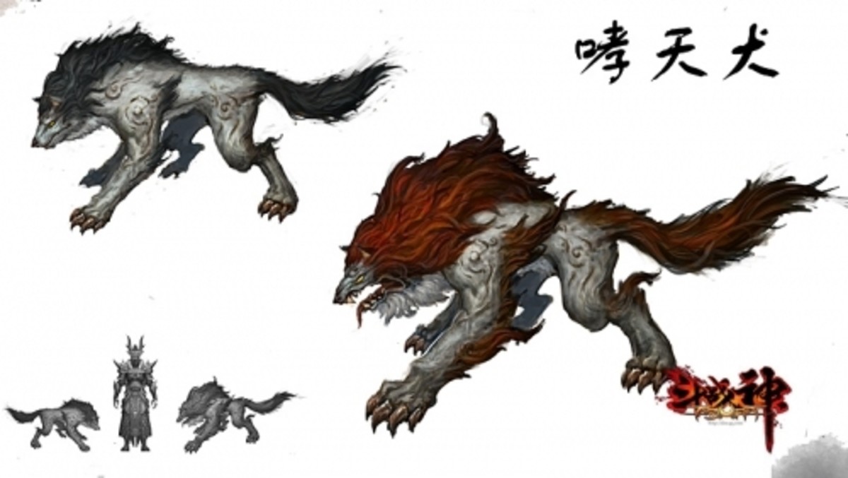 【高清图】 《斗战神》神将及啸天犬设定原画曝光图1