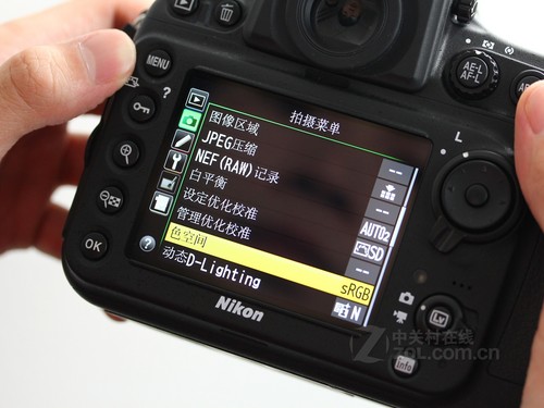 尼康 D800 屏幕图