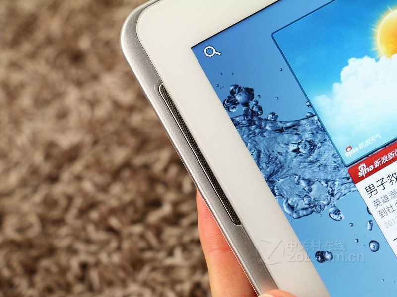 【人物手摸图】三星p5100白色音箱图片 图20