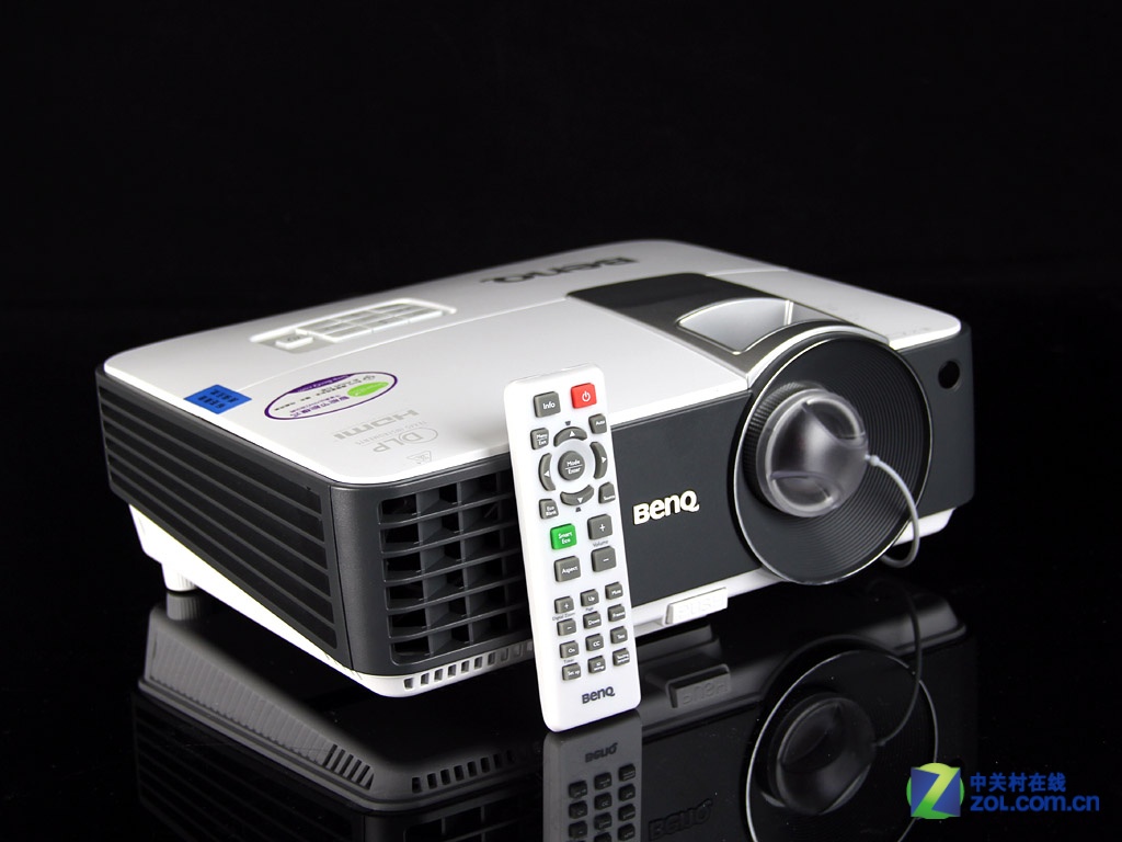 白色3d商教投影机新品明基mx703图赏