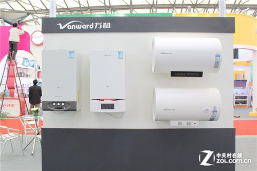 站着也能加热 万和多款新品热水器发布
