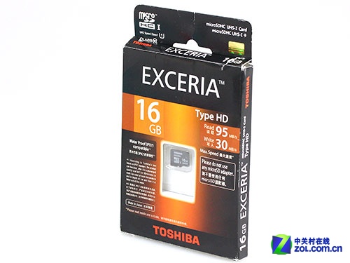 只需114元 东芝16GB TF手机内存卡评测