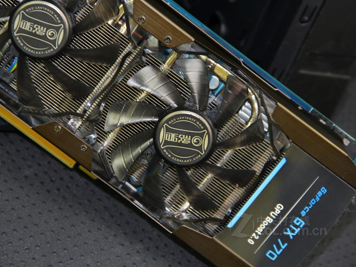 影驰geforce gtx 770四星黑将