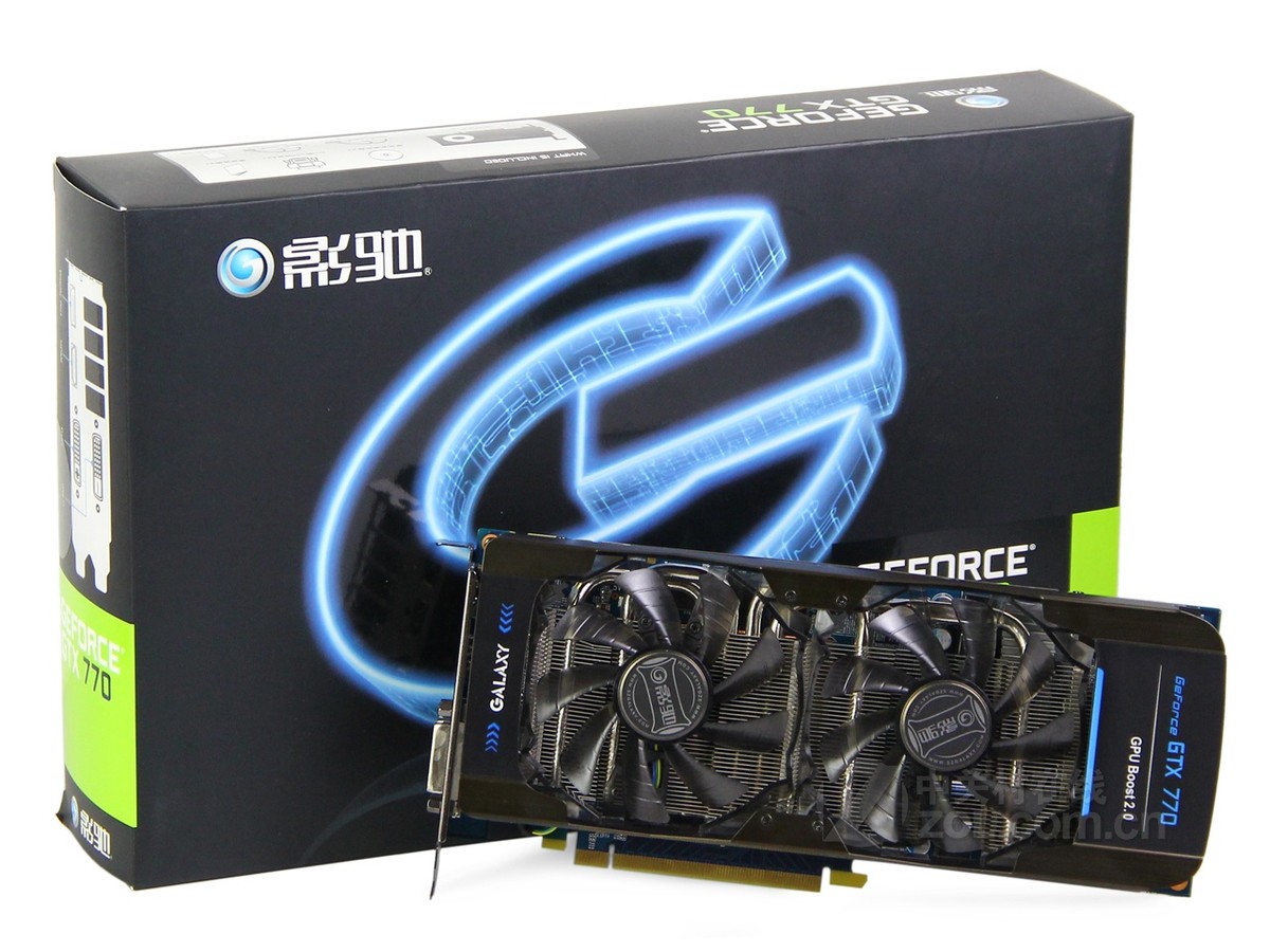 影驰geforce gtx 770四星黑将