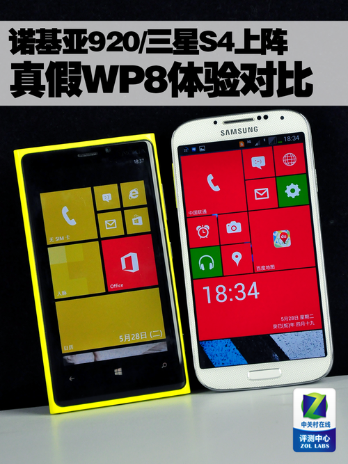 ŵ����920/����S4���� ���WP8����Ա� 
