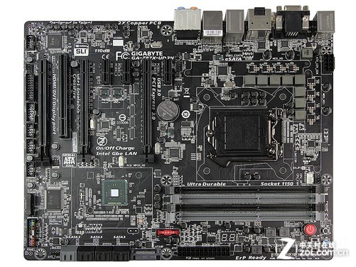 拥有超酷冷技术的技嘉主板产品在散热片设计上都有独到之处,而z87x