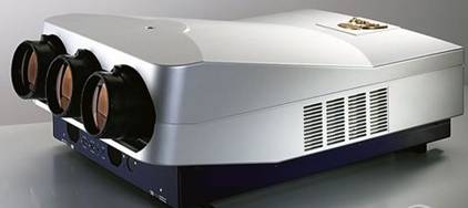 近代的幻灯机后,上世纪五十年代,伴随着电视的发明,crt技术成为了投影