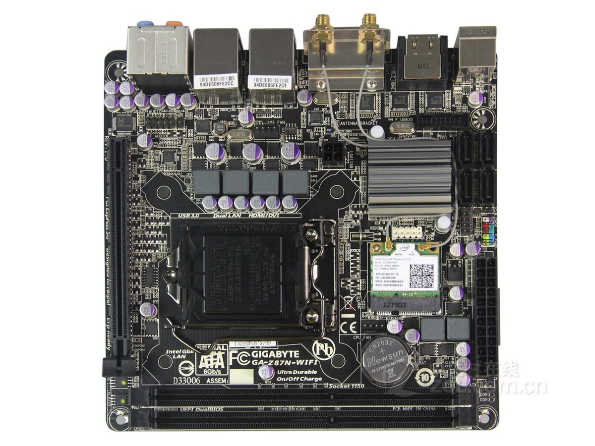 【高清图】 技嘉(gigabyte)ga-z87n-wifi(rev.1.x)整体外观图 图21