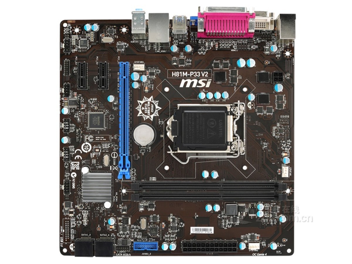msi微星微星h81m-p33 v2