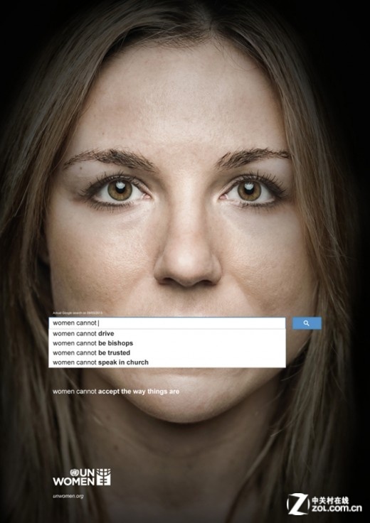 【高清图】 联合国用谷歌自动填充反映女性歧视问题图2