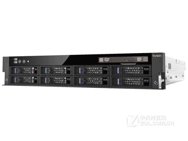 Sugon I420-G10 12 отсеков для накопителей ((Xeon E5-2407*1/1*8GB/9*300GB/SAS карта)