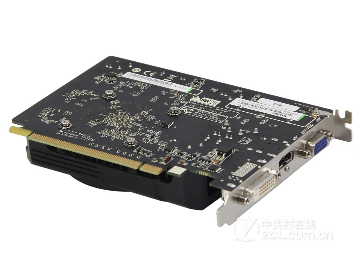 【高清图】 蓝宝石(sapphire)r7 250 1g gddr5 白金版整体外观图 图16