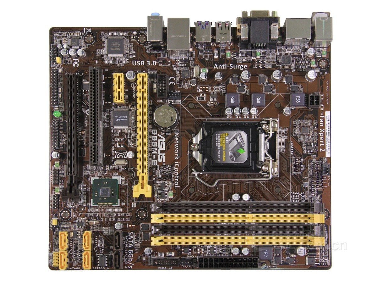 【高清图】 华硕(asus)b85m-e局部细节图 图34