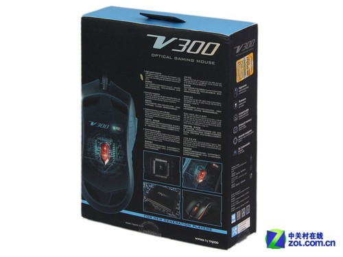 独特微操芯片 雷柏V300游戏鼠标首测