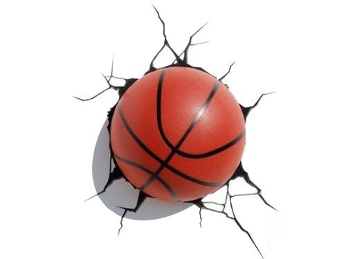 创意设计温馨照明 造梦师篮球壁灯199元