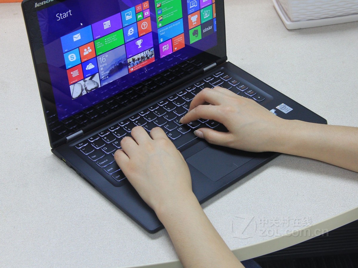【高清图】 联想(lenovo)yoga2 13-ith(h)皓月银效果图 图261