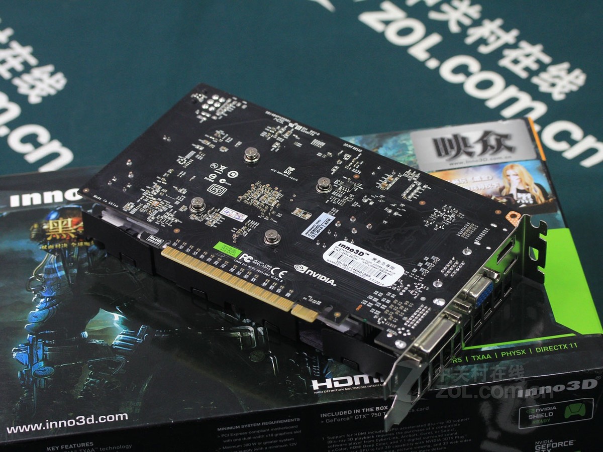 【高清图】 映众(inno3d)inno3d gtx 750ti黑金至尊版实拍图 图91