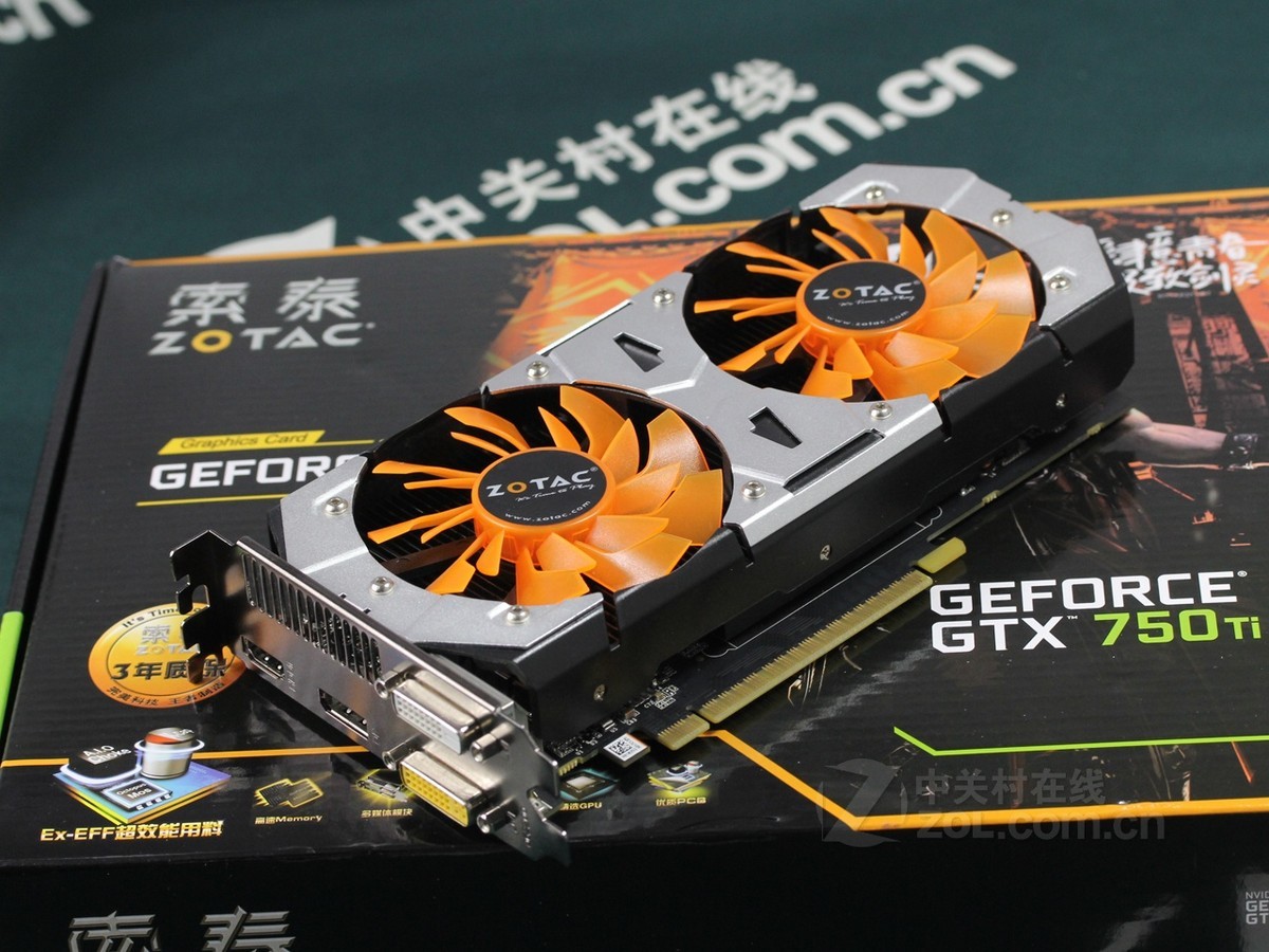 索泰gtx 750ti 霹雳plus