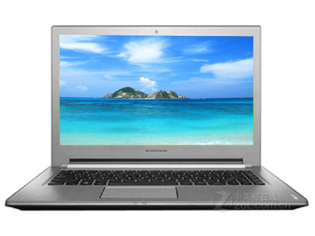 笔记本电脑 联想笔记本电脑 联想z50-70ap-ise(清新白) 图片 整体外观