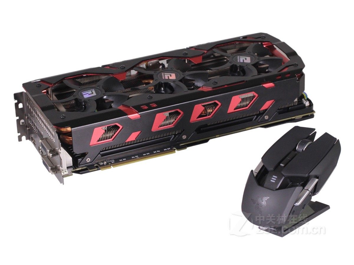 【高清图】 迪兰(powercolortech)devil 13 dual core r9 290x整体
