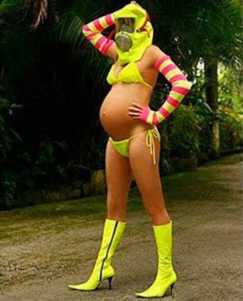 新意倍出 外国准妈妈的20张孕妇照