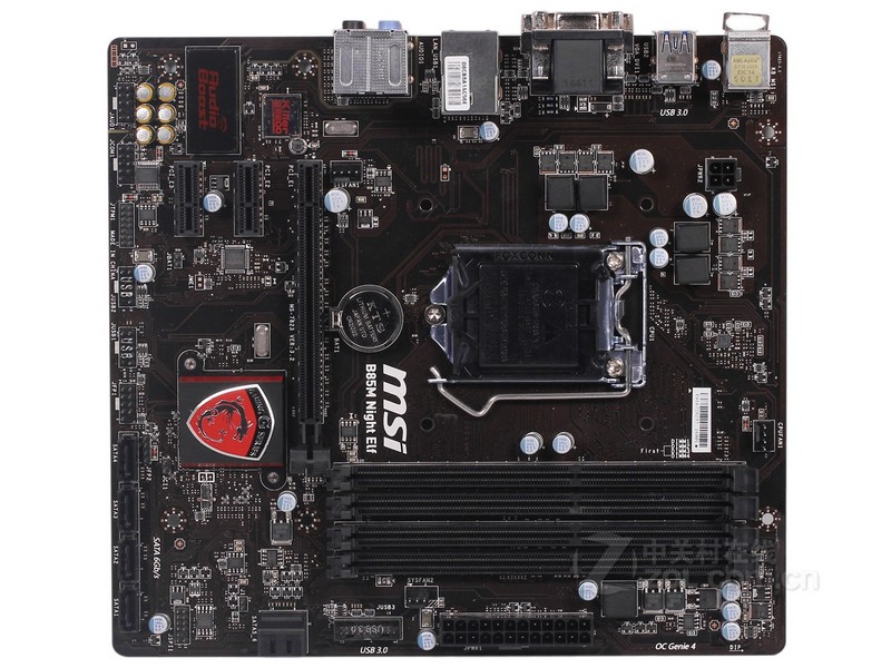 微星b85m night elf 暗夜精灵 正面(4/6)