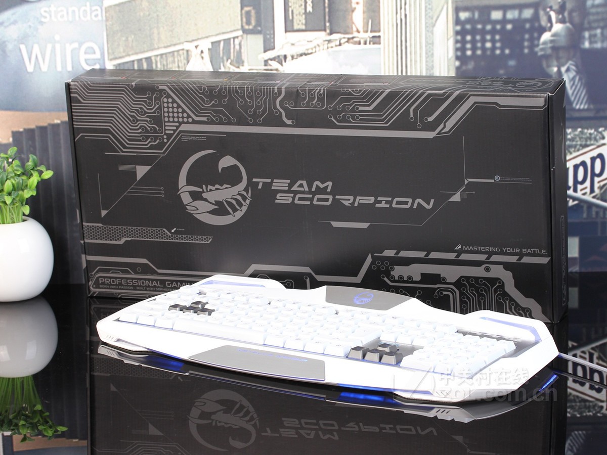 【高清图】 魔蝎(teamscorpion)猎魔者背光键盘效果图 图49