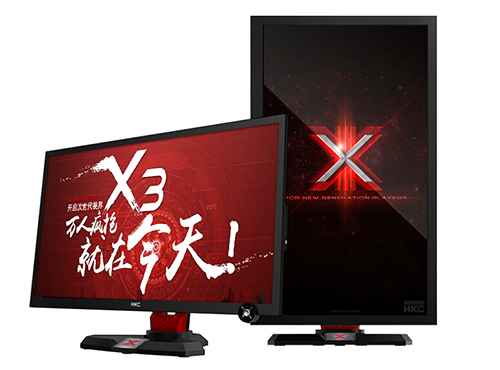 【高清图】 聚划算 hkc x3 144hz刷新率 23.5吋游戏显示器图2