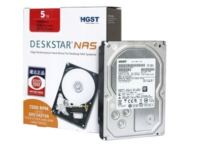 HGST 7K5000 5TB 7200转 128MB SATA3（H3IKNAS500012872SA） - 图片 1