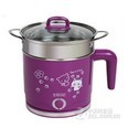 质量问题一年换新机！生活日记2L分体多功能电煮锅宿舍学生电热锅小电火锅蒸蛋煮面锅杯紫色带蒸笼