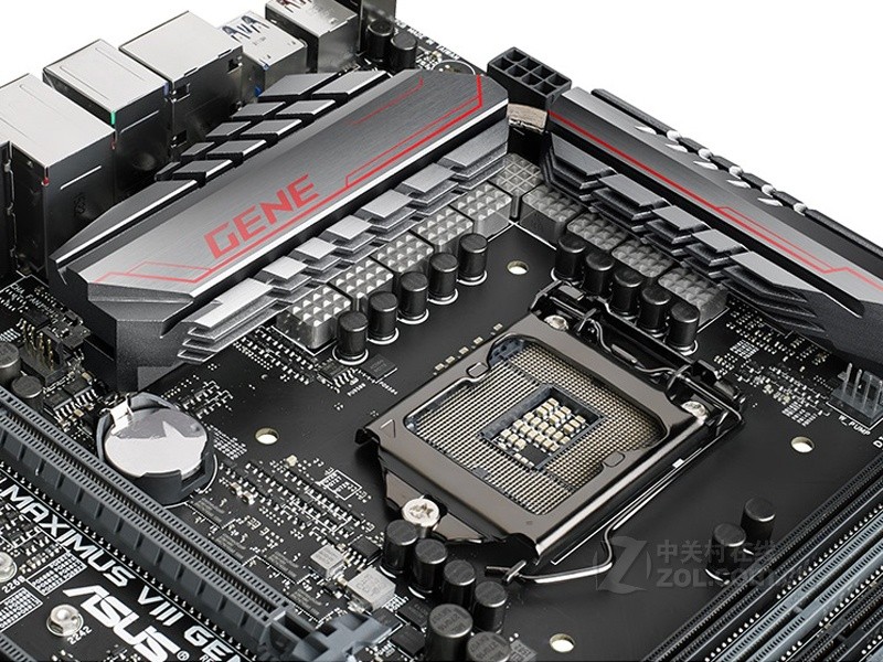 华硕maximus viii gene 局部细节图