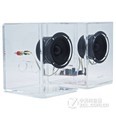 声色（sensc）X1 HIFI水晶音箱音响 高保真2.0书架音箱 创意多媒体音箱 X1 有源版白色