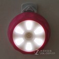 艾嘉居智能LED声控感应小夜灯 玫红色