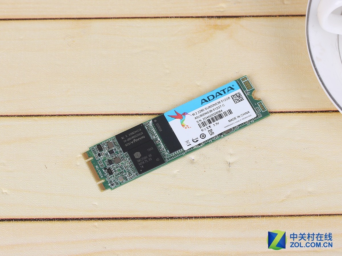 【高清图】 依旧3d nand 威刚su800 m.2 ssd首测图1